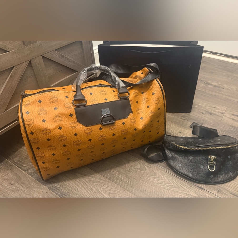 MCM Travel Set ~Duffel and Belt Bag